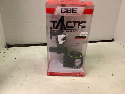 CBE Tactic Hybrid 3 Pin Sight, Ecommerce Return - Lot 241