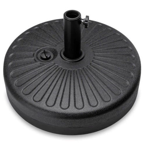 Plastic Patio Umbrella Base Pole Holder Accessory w/ Adjustable Knob, Appears New - Lot 257