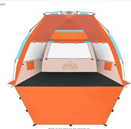 HIHIYO Pop Up Beach Tent, Appears New - Lot 263
