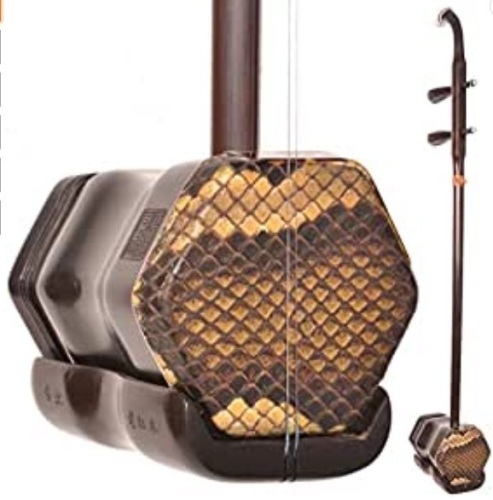  Erhu Chinese 2-string Violin Fiddle Musical Instrument, Needs Restrung, Strings Included, Ecommerce Return - Lot 4