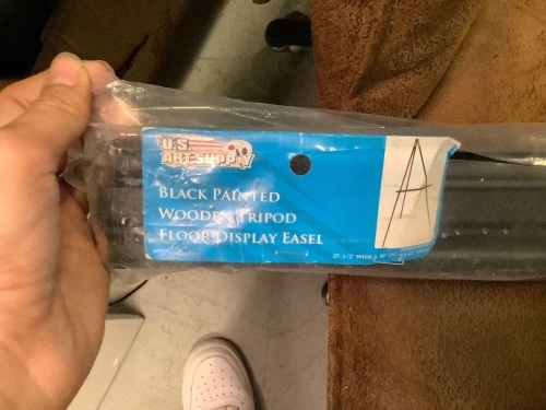 Black Painted Wooden Tripod, Appears New - Lot 283