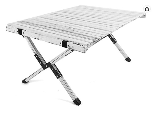 Wood Folding Portable Camping Table, Appears New - Lot 269