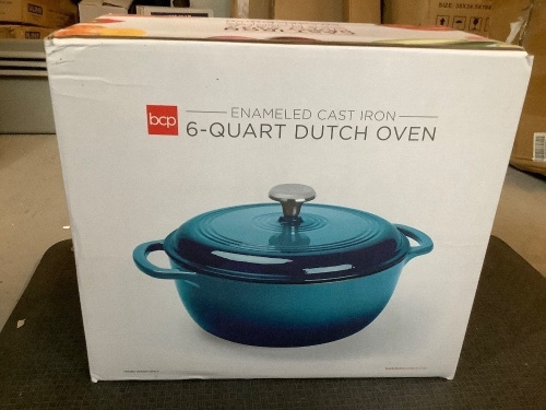 6 Quart Dutch Oven, Red, Appears New - Lot 301