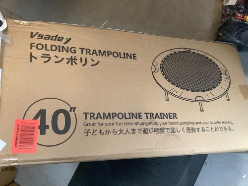 40" Folding Trampoline, Appears New - Lot 302