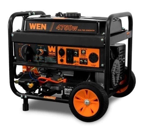 WEN DF475T, Gasoline & Propane Powered Electric Start Portable Generator - Lot 4