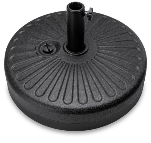 Plastic Patio Umbrella Base Pole Holder Accessory w/ Adjustable Knob - Lot 107