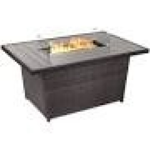 BCP. SKY. 5267. :  Best Choice products  52 - Inch  Wicker Propane  Gas Fire  Pit Table  50,000 BTU W / Glass Wind Guard  - Lot 226