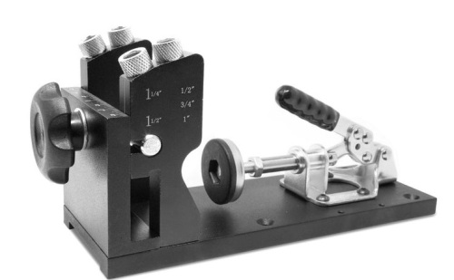 WEN WA1527 Metal Pocket Hole Jig Kit with L-Base, Step Drill Bit, and Self-Tapping Screws - Lot 172