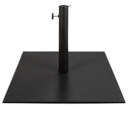 Steel Umbrella Base, Patio Stand w/ Tightening Knob & Anchor Holes - 38.5lb - Lot 311