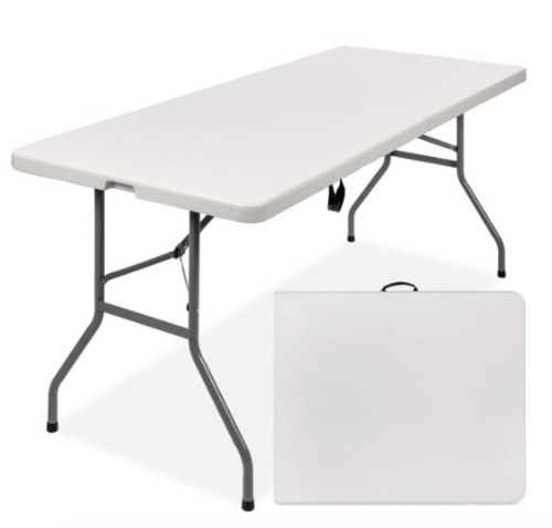 6ft Portable Folding Plastic Dining Table w/ Handle, Lock - Lot 327