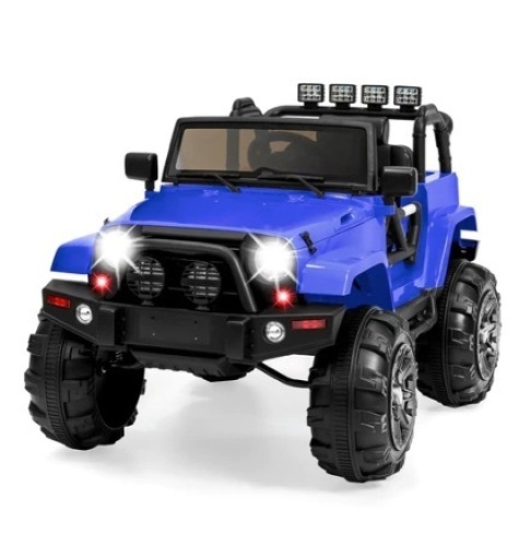 12V Kids Ride-On Truck Car Toy, Blue - Lot 555