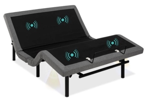 Adjustable Bed Base with Massage, Remote, USB Ports, Queen - Lot 354