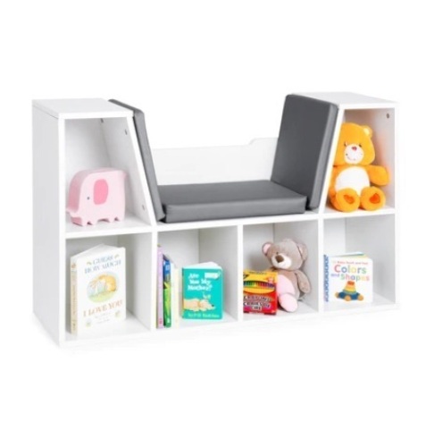 6-Cubbie Kids Bookcase Furniture - Lot 544