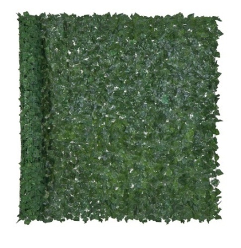 Outdoor Faux Ivy Privacy Screen Fence, 96x72in - Lot 667