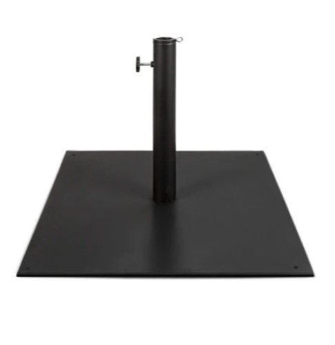 Steel Umbrella Base, 38.5lb, Black - Lot 659