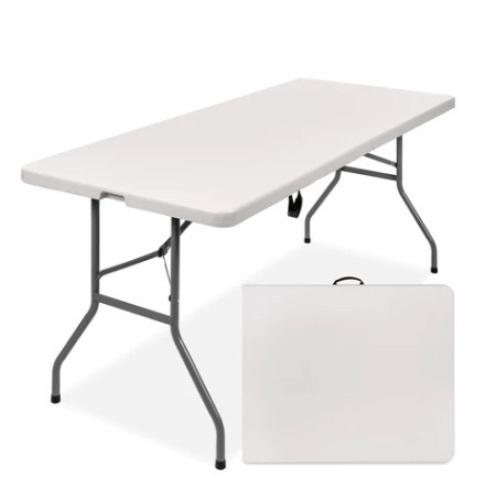 6ft Portable Folding Plastic Dining Table - Lot 646