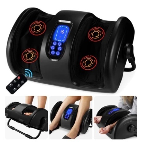 Reflexology Shiatsu Foot Massager, Black - Lot 674