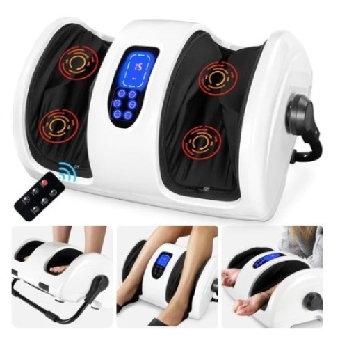 Reflexology Shiatsu Foot Massager, Pearl White - Lot 675