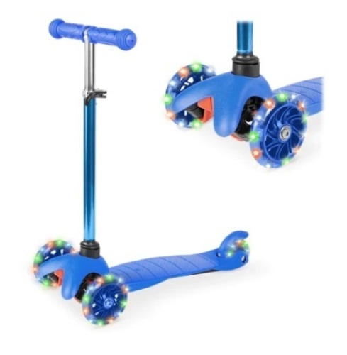 Kids Mini Kick Scooter Toy, Blue - Lot 676