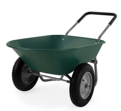 Dual-Wheel Wheelbarrow Garden Cart  - Lot 432