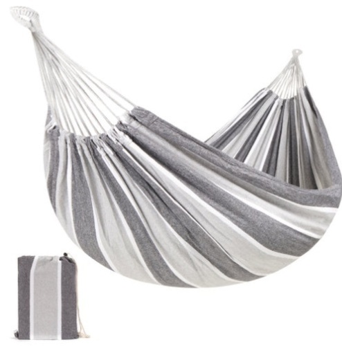 2-Person Brazilian-Style Double Hammock w/ Portable Carrying Bag, Steel - Lot 491