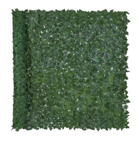 Outdoor Faux Ivy Privacy Screen Fence, 96x72in - Lot 715