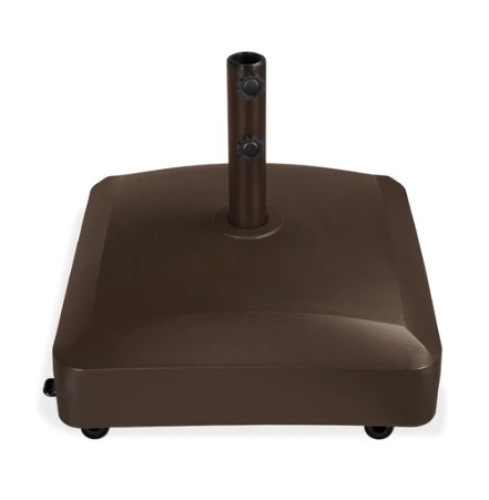 Fillable Mobile Umbrella Base Stand, Bronze - Lot 723