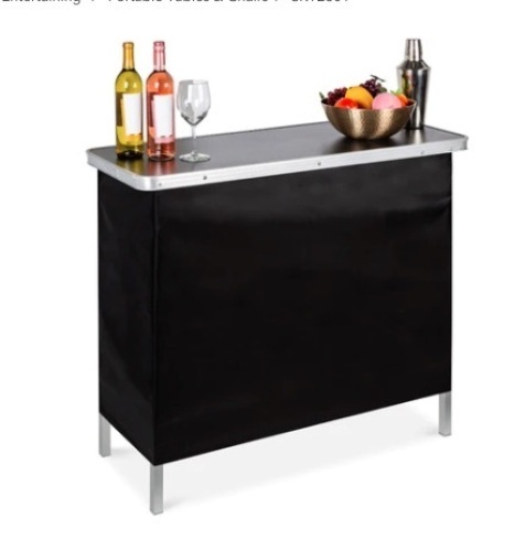 Portable Pop-Up Bar Table - Lot 518