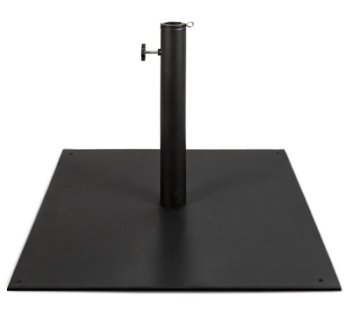 Steel Umbrella Base, Patio Stand w/ Tightening Knob & Anchor Holes - 38.5lb - Lot 638