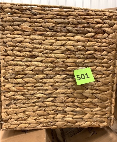 Wicker Storage Basket - Lot 501