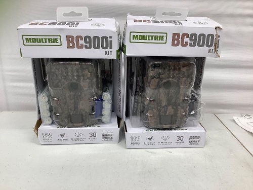Lot of (2) Moultrie Trail Cameras, Missing Batteries & SD Card, Untested, E-Commerce Return, Retail 199.98 - Lot 113