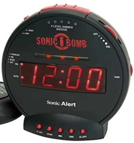 Sonic Bomb Dual Extra Loud Alarm Clock Only, Untested, E-Commerce Return, Retail 34.99 - Lot 117