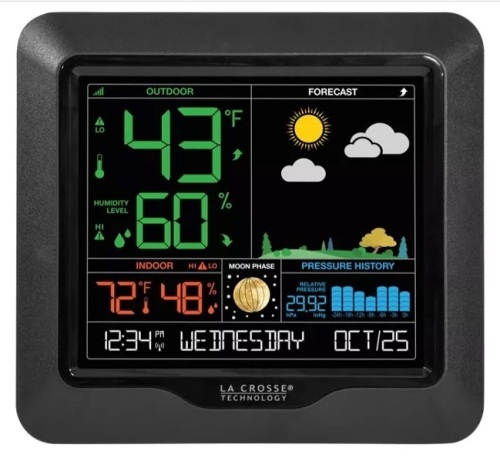La Crosse Wireless Forecast Station, Missing Remote, Untested, E-Commerce Return, Retail 64.99 - Lot 153