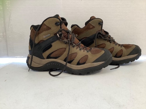 Merrell Mens Shoes, 8, E-Commerce Return, Damaged Lace Loop, Retail 129.99 - Lot 312