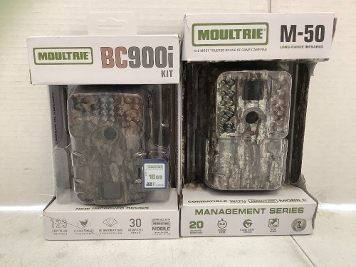 Lot of (2) Moultrie Trail Cameras, Untested, E-Commerce Return, Retail 199.98 - Lot 150