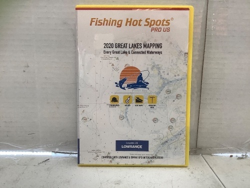 FHS PRO GL 2020 Great Lakes for Lowrance, Untested, E-Commerce Return, Retail 115.99 - Lot 186