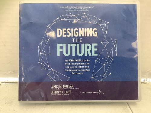 Designing the Future Audiobook CD, E-Commerce Return, Retail 44.99 - Lot 198