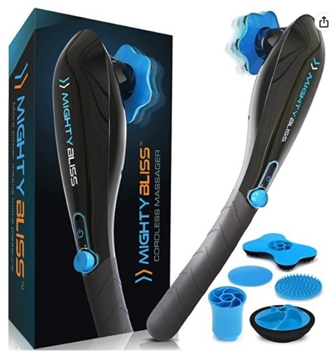 MIGHTY BLISS Cordless Massager, Untested, E-Commerce Return, Retail 74.99 - Lot 333