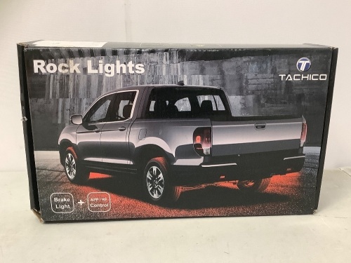 TACHICO Underglow Rock Lights, Untested, E-Commerce Return, Retail 29.99 - Lot 339