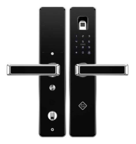 Biometric Fingerprint Smart Door Lock, Untested, Appears New, Retail 203.99 - Lot 447