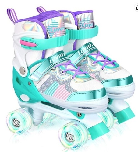 Luyata Roller Skates for Kids, M, Appears new, Retail 45.99 - Lot 489