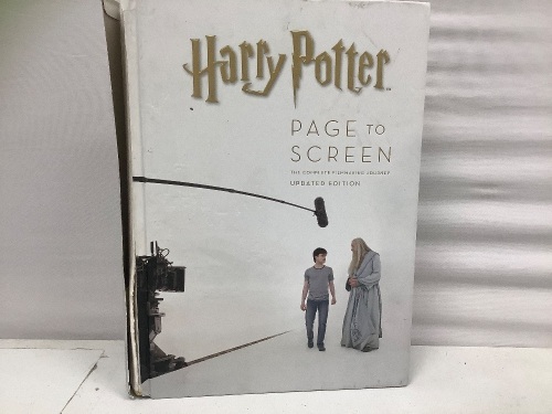Harry Potter Page to Screen Book, Damaged Spine, E-Commerce Return, Retail 75.00 - Lot 459