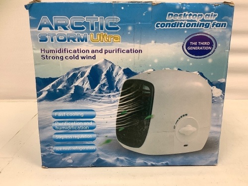 Arctic Storm Ultra Air Conditioning Fan, Powers Up, E-Comm Return, Retail 38.99 - Lot 450