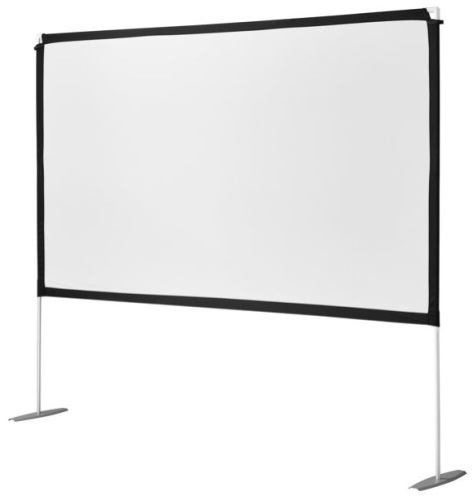 onn. 100" Portable Indoor/Outdoor Projection Screen, Appears New, Retail 75.00 - Lot 65
