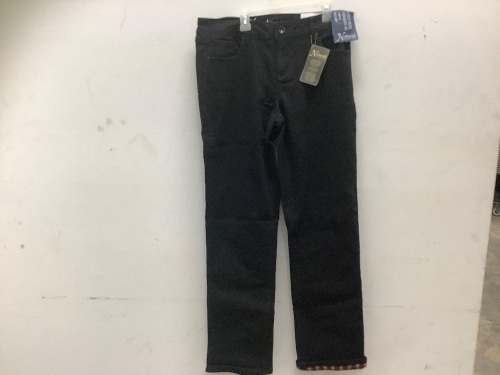 Natural Reflections Womens Fleece Lined Pants, 8, New, Retail 45.99 - Lot 564