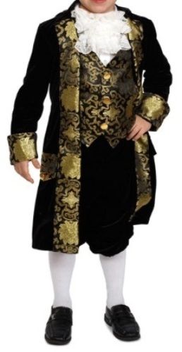 Dress Up America George Washington Kids Costume, M 8-10, E-Commerce Return, Retail 39.99 - Lot 589