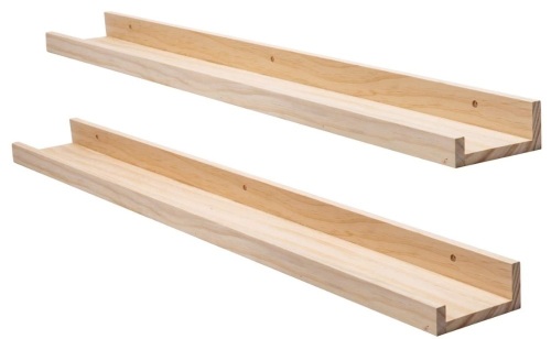 2 Pack Wall Ledge Shelves, Appears new, Retail 39.99 - Lot 580