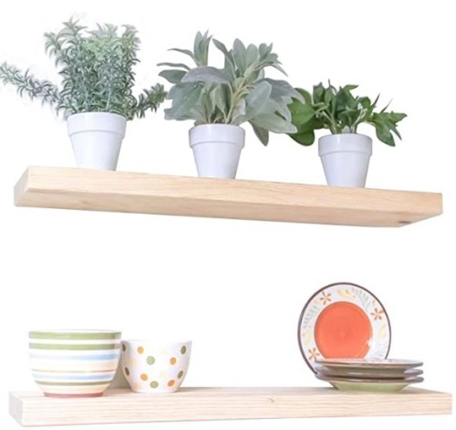 Willow & Grace Wall Mounted Shelves, Appears new, Retail 64.99 - Lot 550