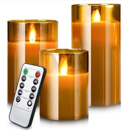 Flameless Led Candles, Untested, Appears New, Retail 32.99 - Lot 665