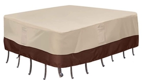 Vailge Patio Furniture Cover, Size/Shape Unknown, E-Commerce Return, Sold as is - Lot 219